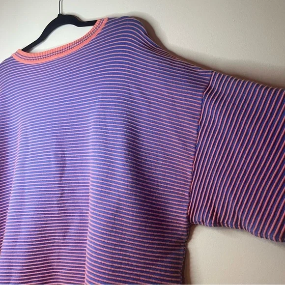 NWT LIVI ACTIVE Lane Bryant Atheleisure Crewneck Ottoman Sweater in Fusion Coral - Picture 9 of 10